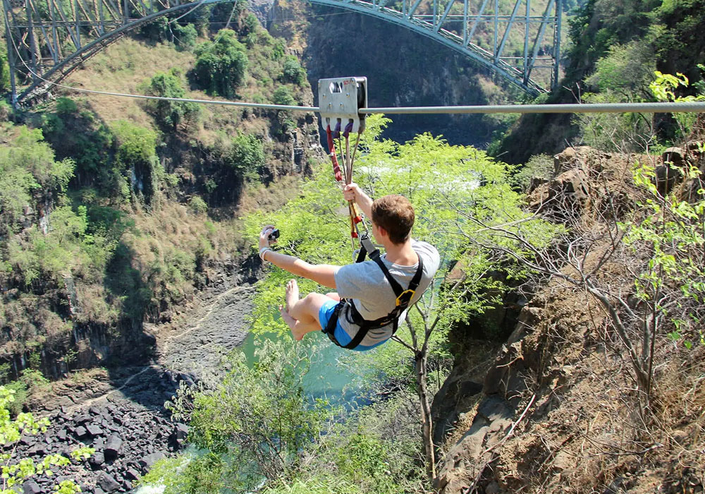Victoria Falls Bridge Slide