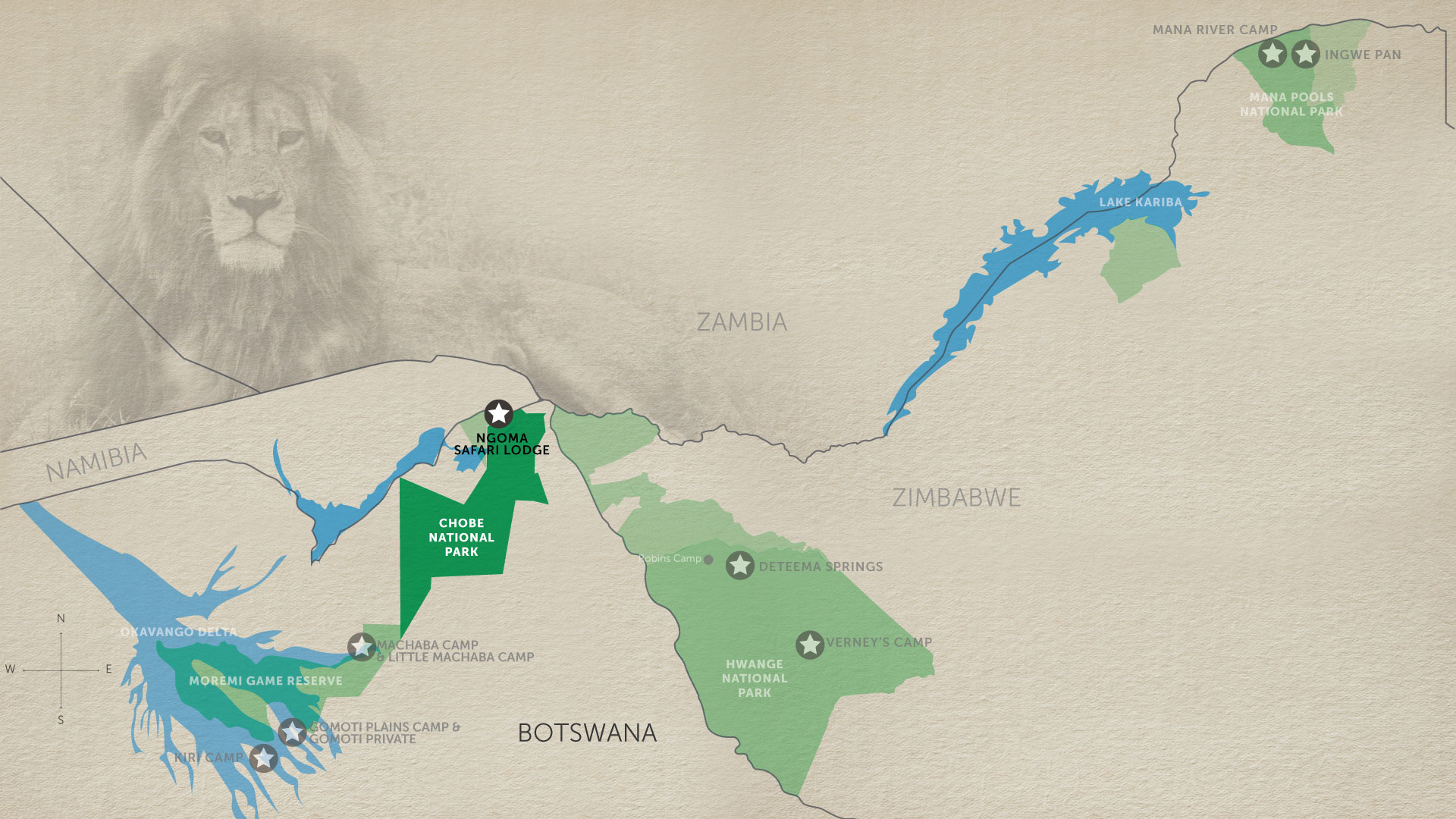 Chone National Park Map