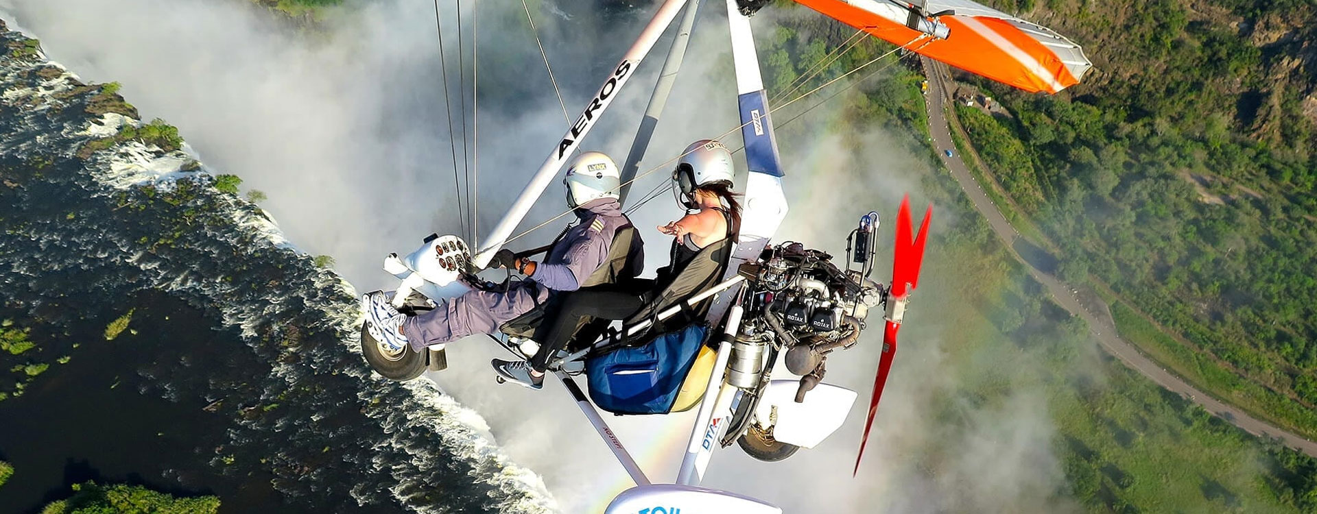 Microlight Flight Over Victoria Falls