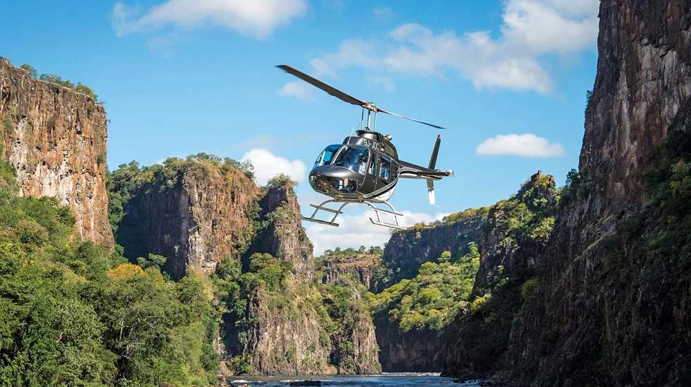 Helicopter Ride Victoria Falls