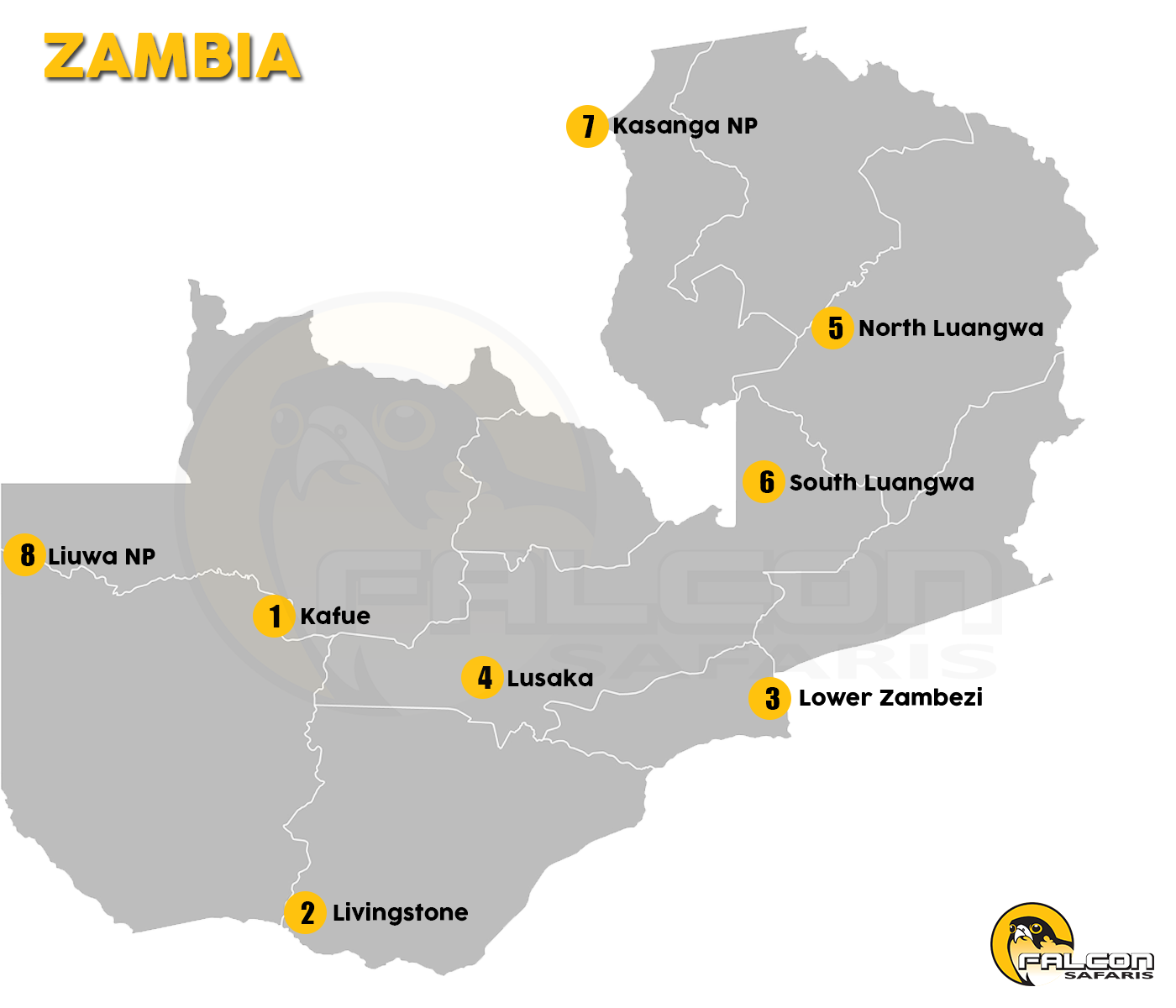 Zambia Map