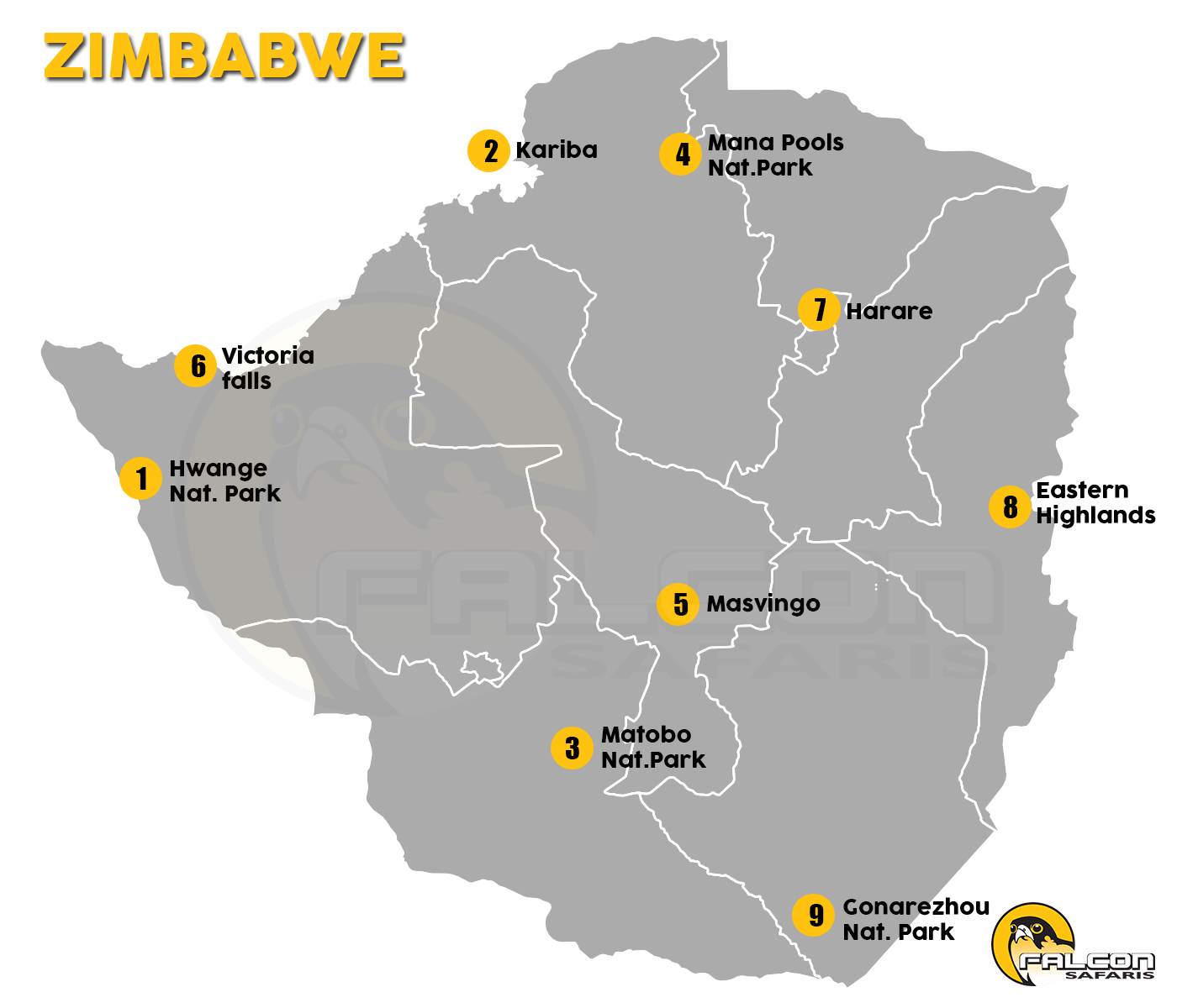 Zimbabwe Map